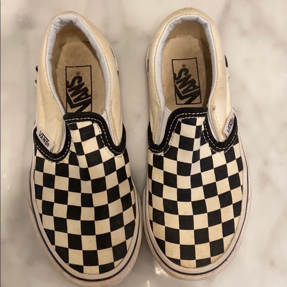 Kids vans slip ons